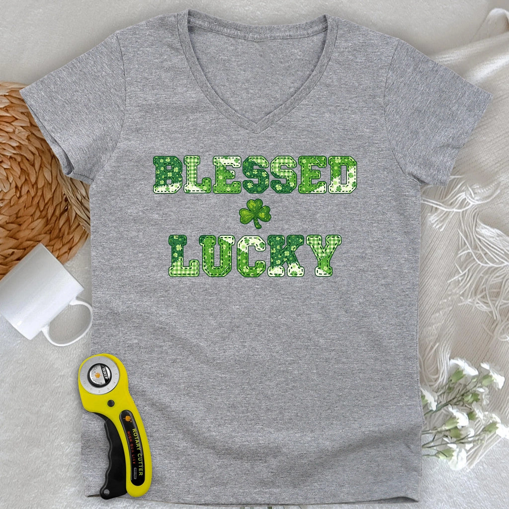 Blessed Lucky Lady V-neck