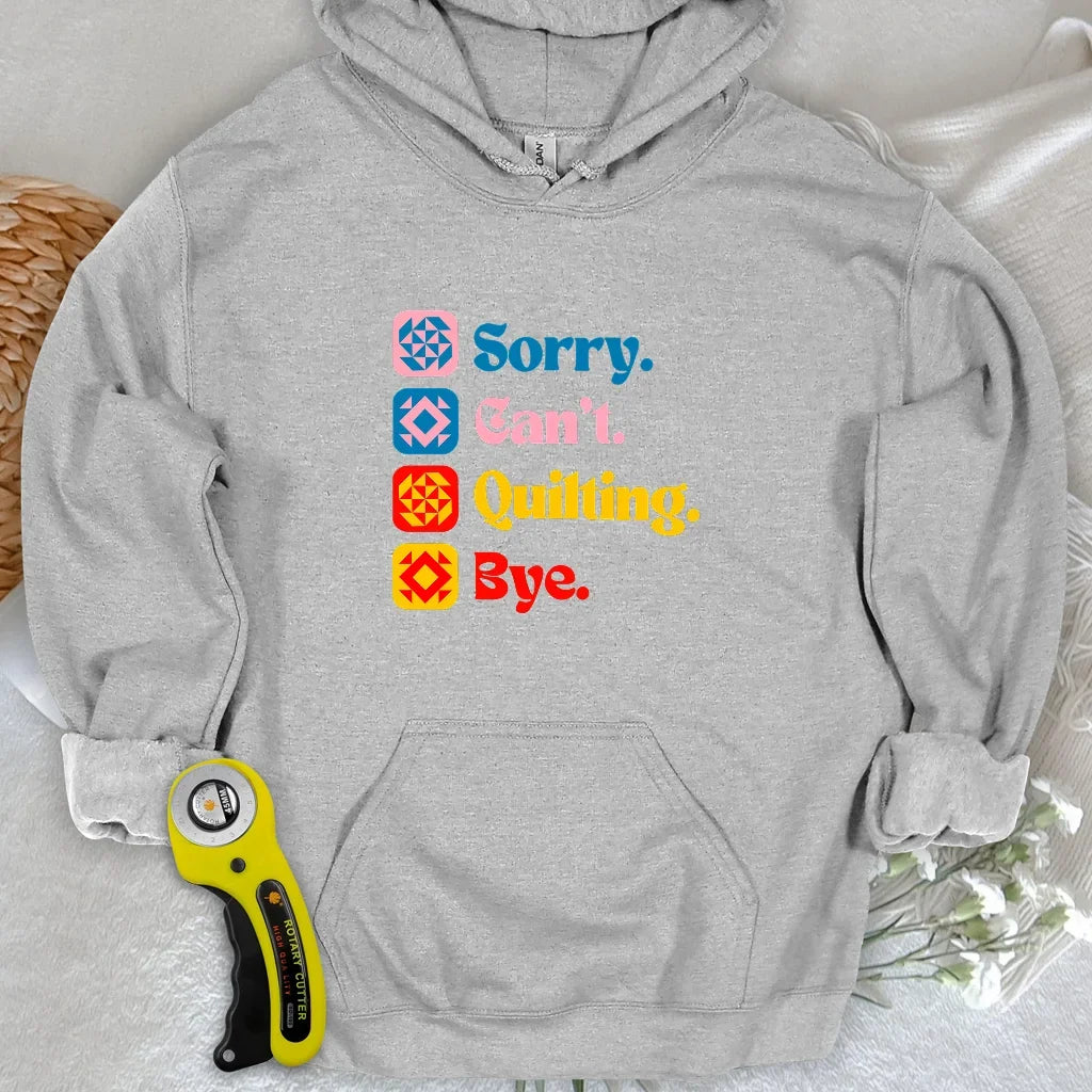 Can't Quilting Hoodie