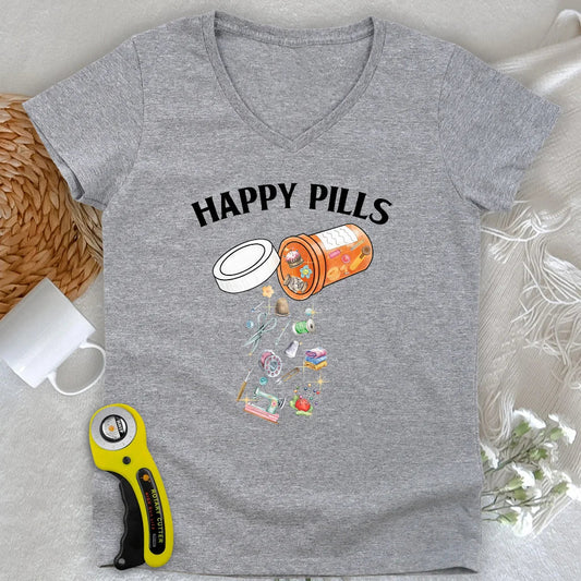 Happy pills Lady V-neck