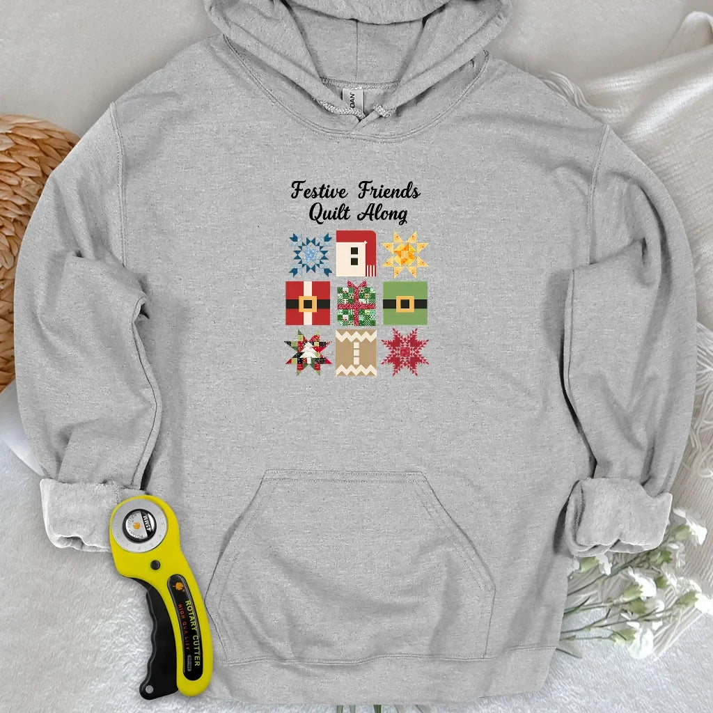 Merry Makers Quilt Hoodie