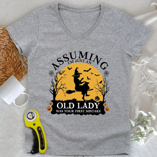 Old Lady Lady V-neck