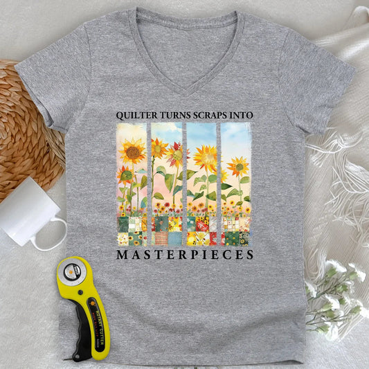 Quilt Masterpiece Lady V-neck