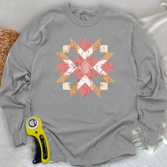 Quilted Botanica Long Sleeve T-shirt