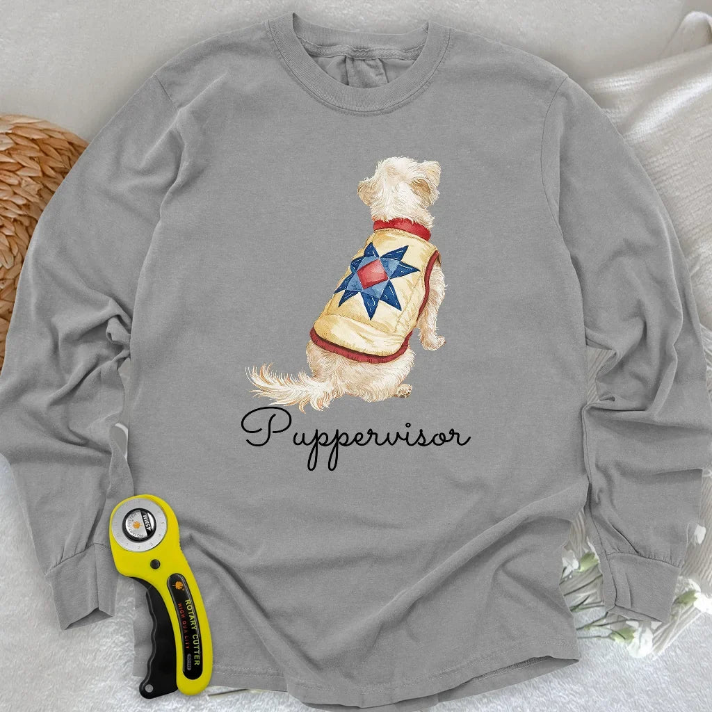 Quilty Pup Star Long Sleeve T-shirt