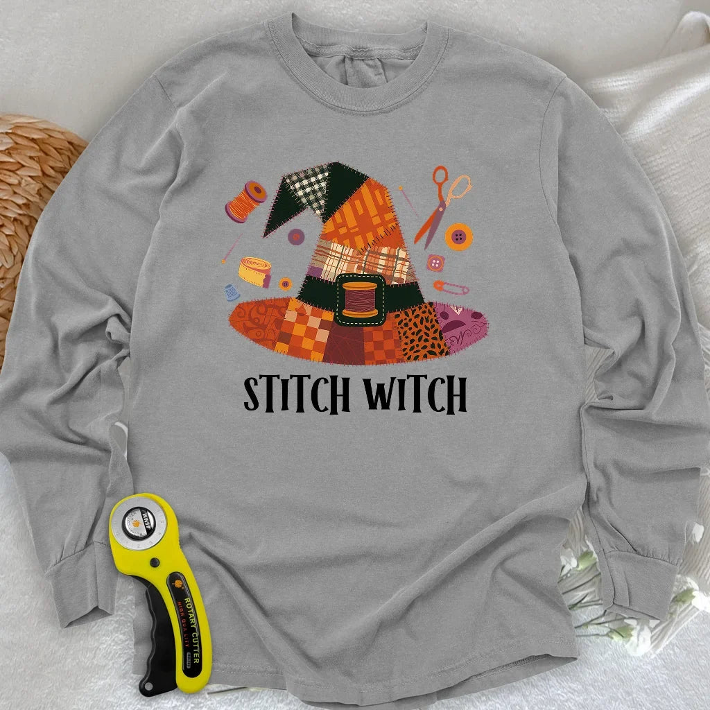 Stitchy Witch Long Sleeve T-shirt