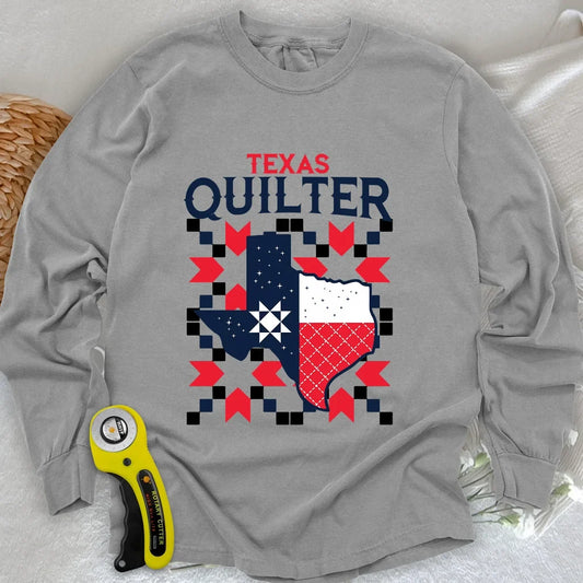 Texas Quilter Long Sleeve T-shirt