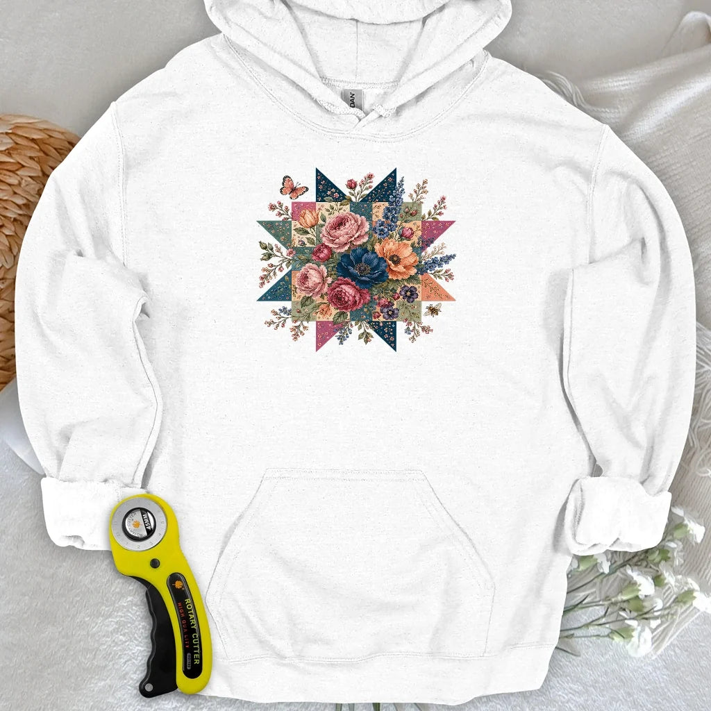 Blooming Patchwork Star Hoodie