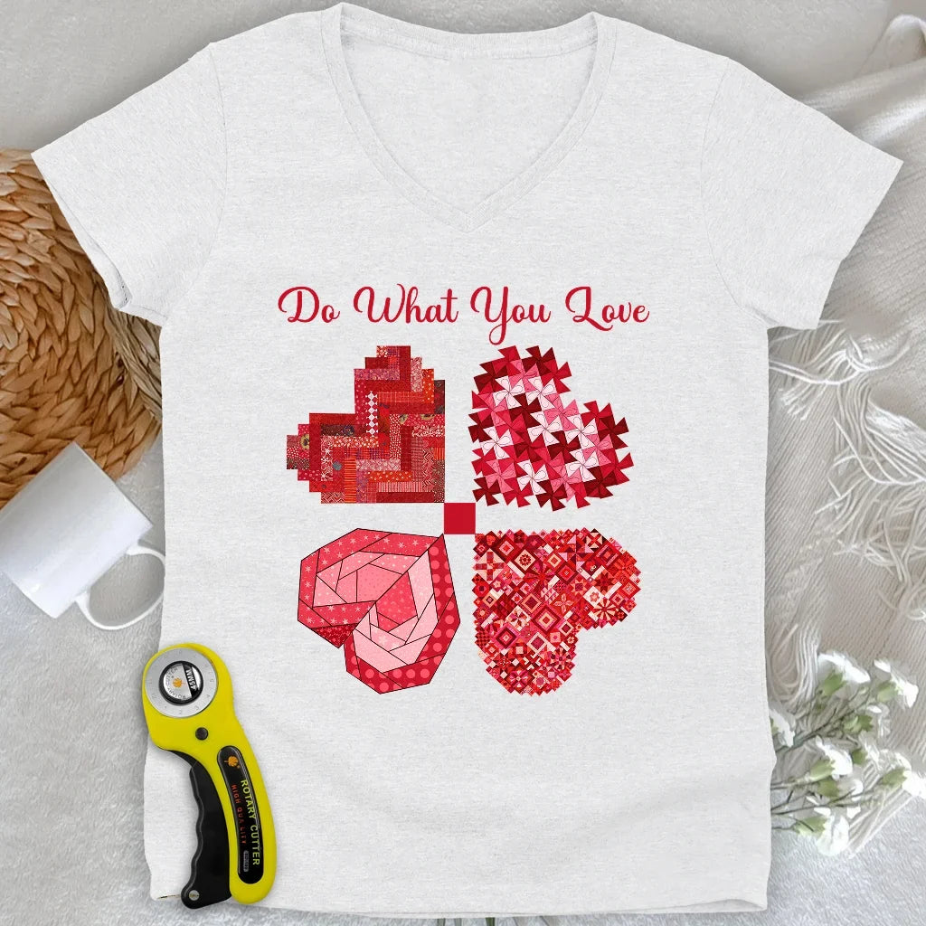 Do What You Love Lady V-neck