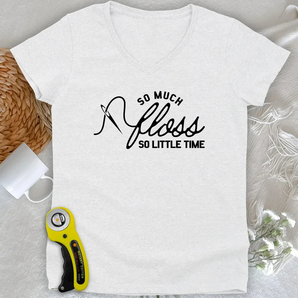 Floss & Time Lady V-neck