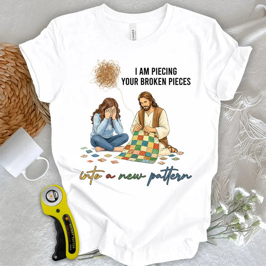 God Piecing Broken Pieces T-shirt