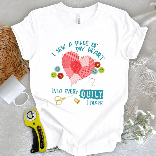 Heartstitched Quilt Love T-shirt