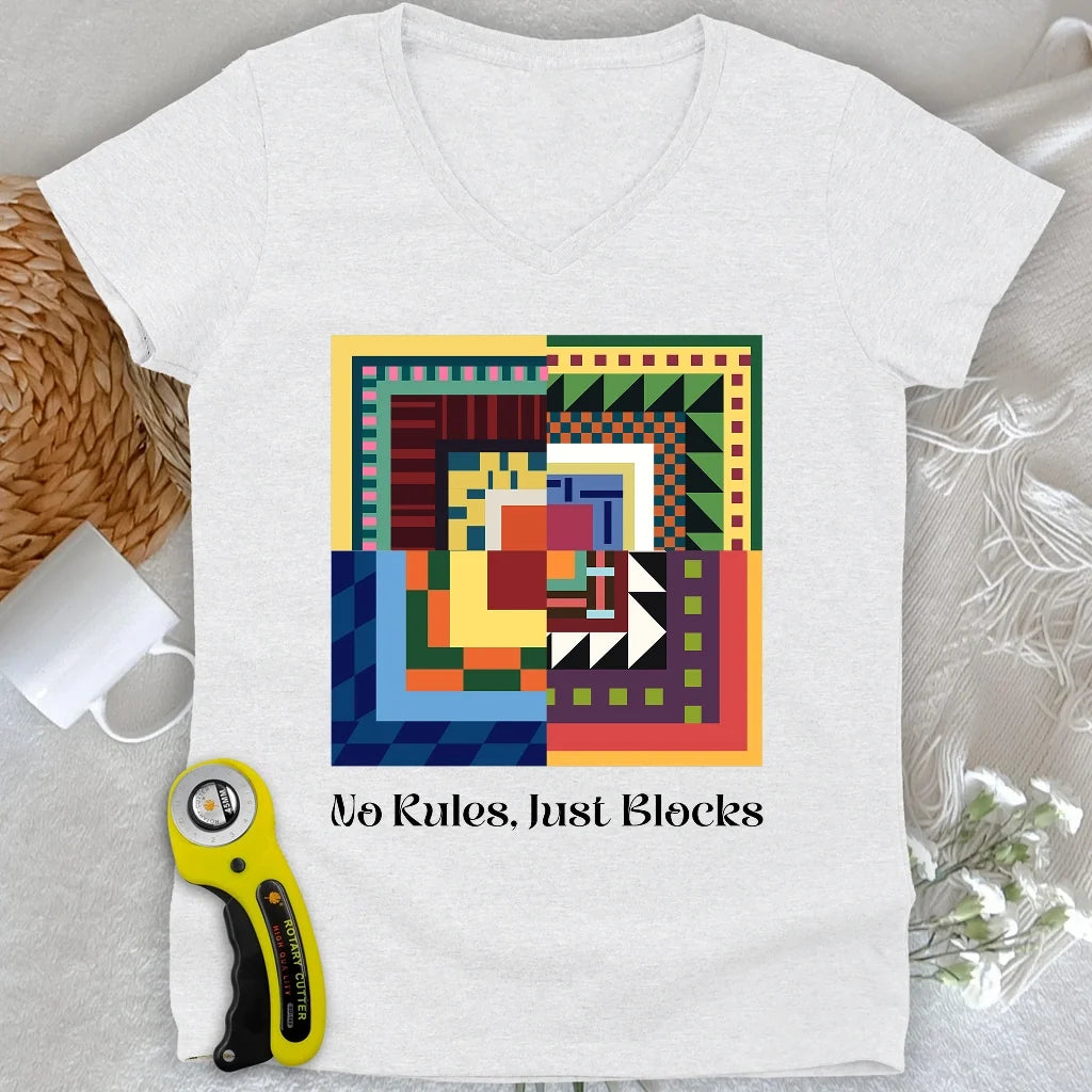 Modern Quilter Mind Lady V-neck