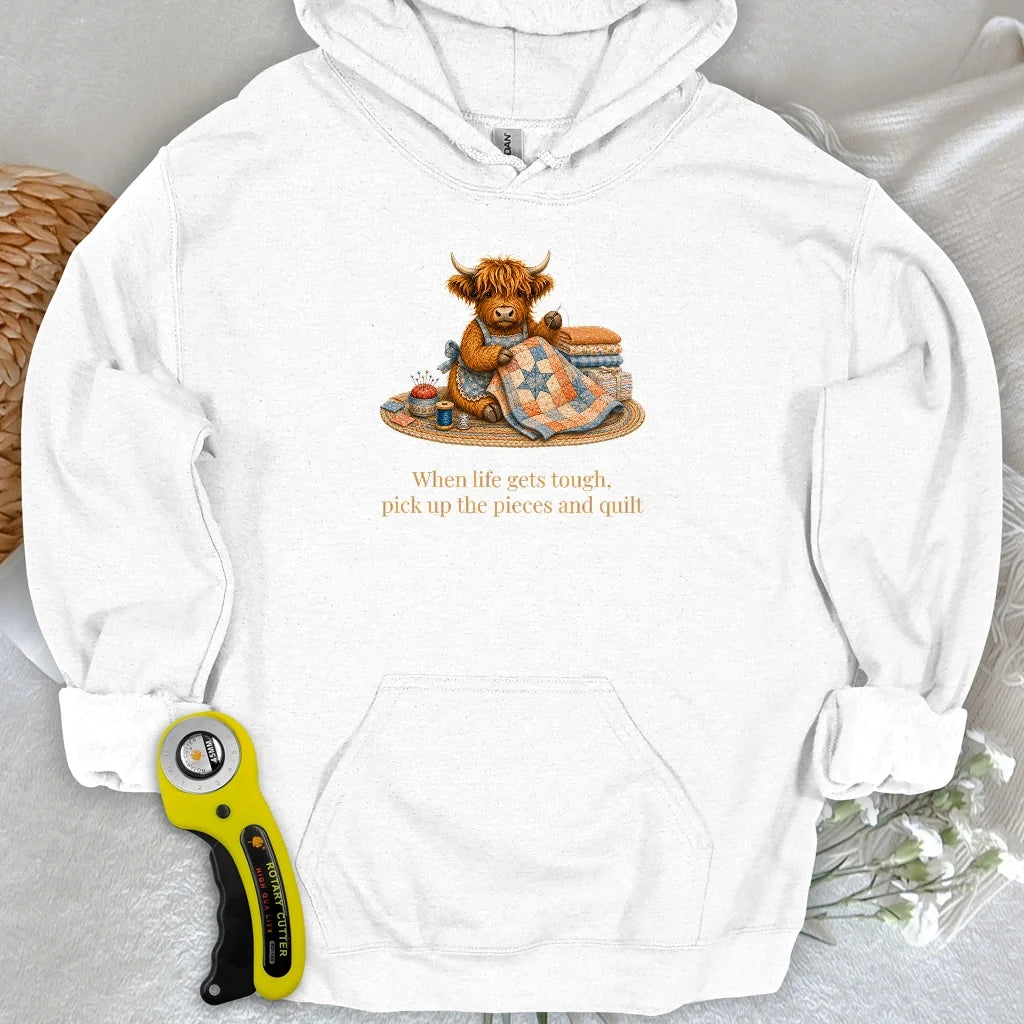 Pieces and Quilt Hoodie