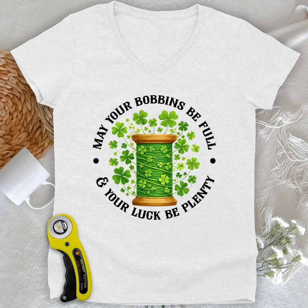 Plenty of Luck Lady V-neck