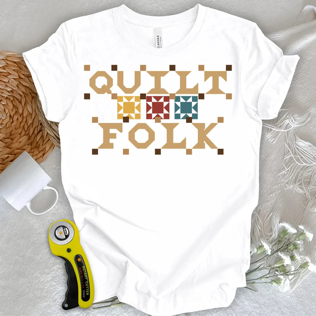 Quilt Folk T-shirt