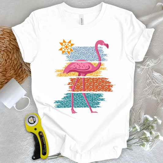 Quilty Flamingo T-shirt