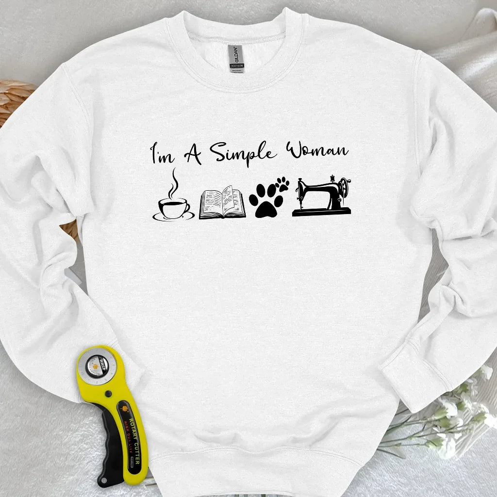 Sewing Woman Sweatshirt