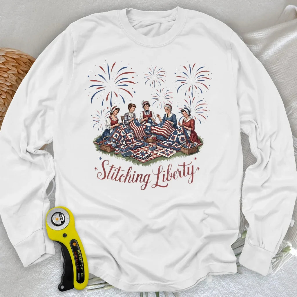 Stitching Liberty Long Sleeve T-shirt