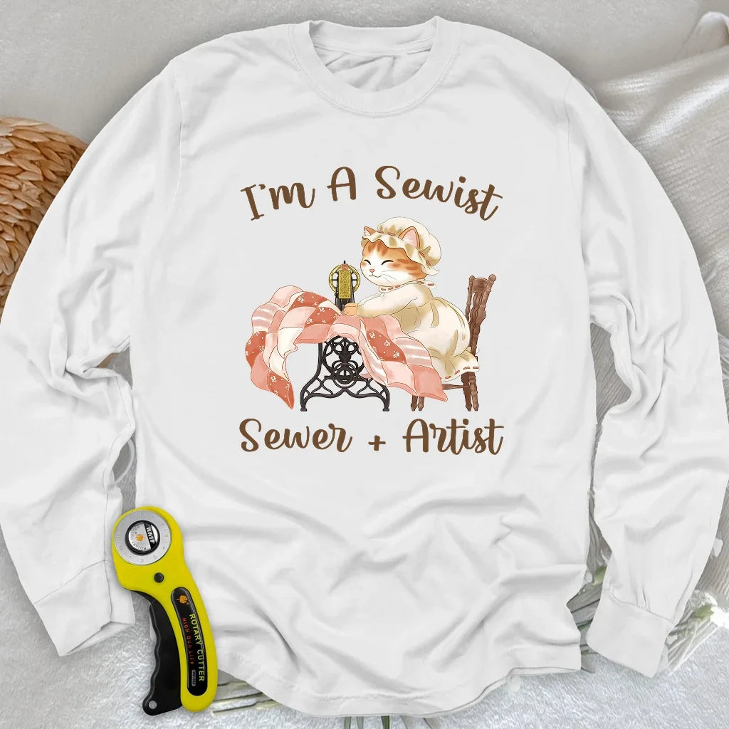 Stitching Serenity Long Sleeve T-shirt