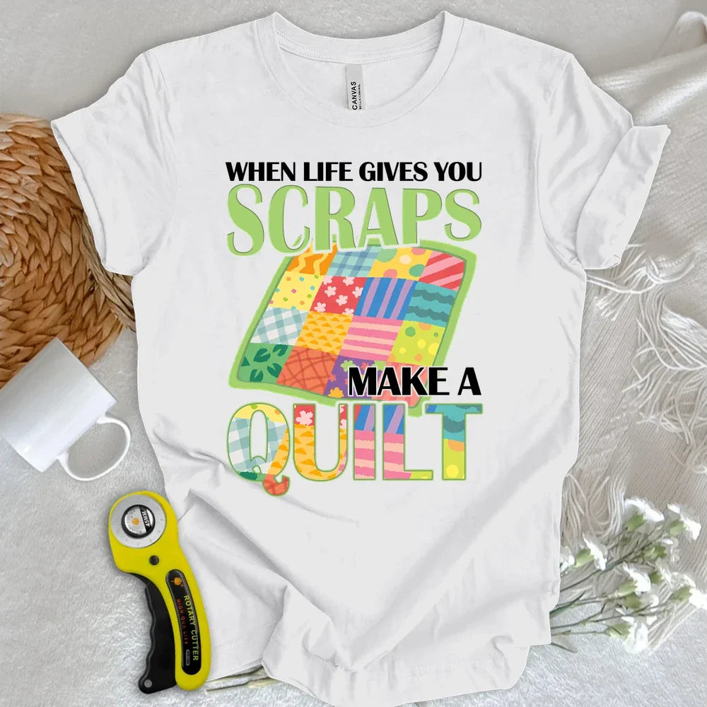 Turn Scraps To Quilt T-shirt