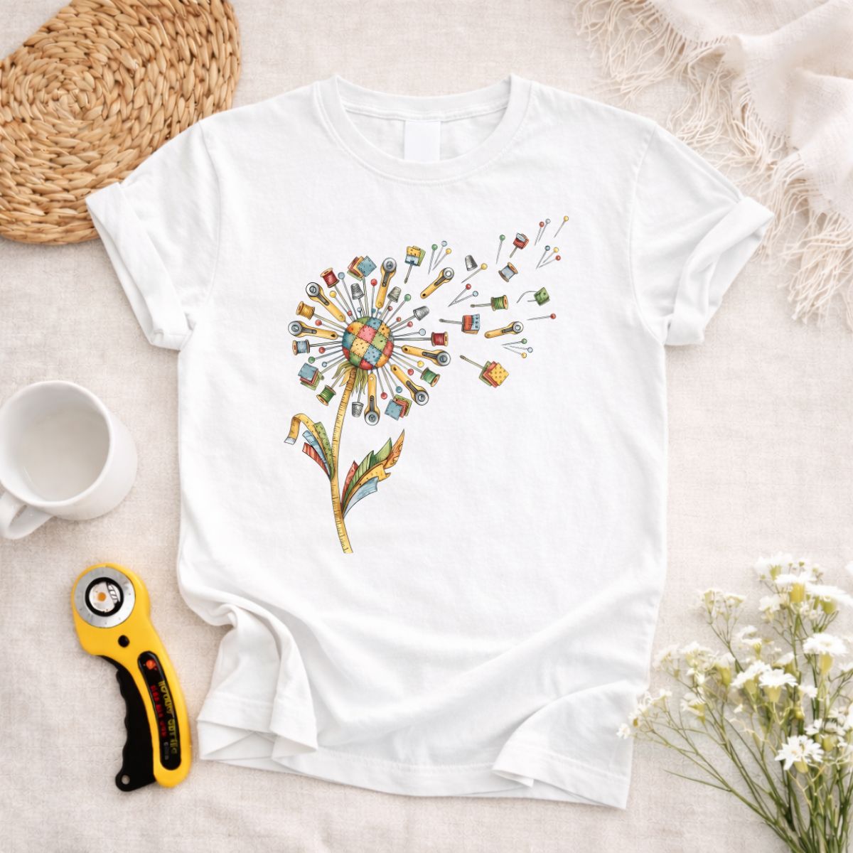 Dandelion and Sewing T-Shirt