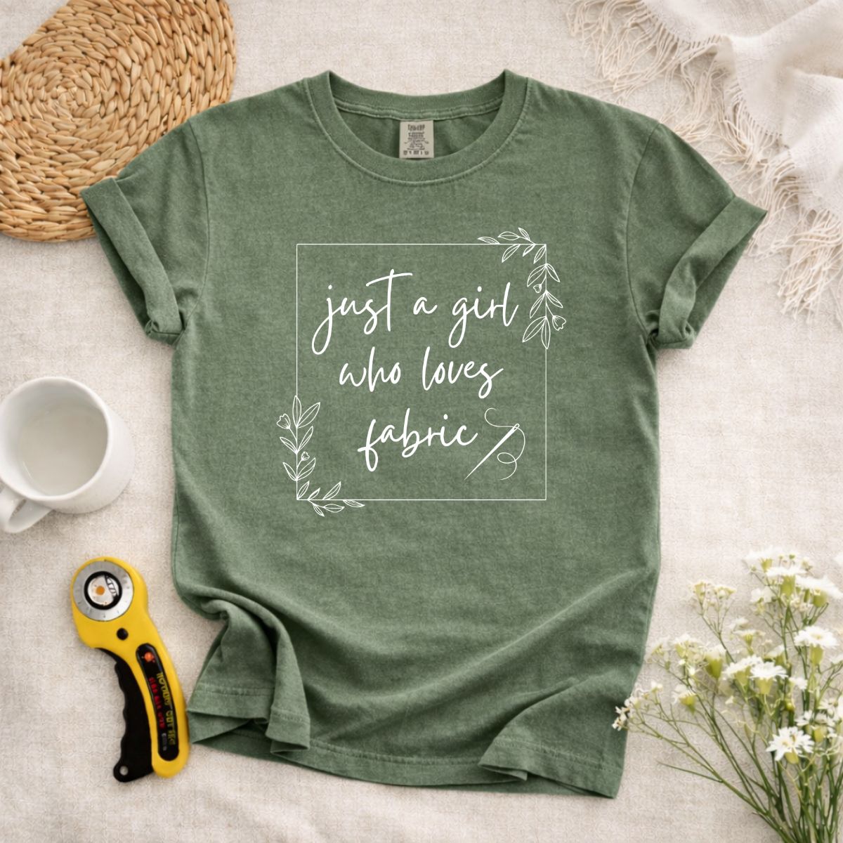 Just A Girl Who Loves Fabric T-Shirt