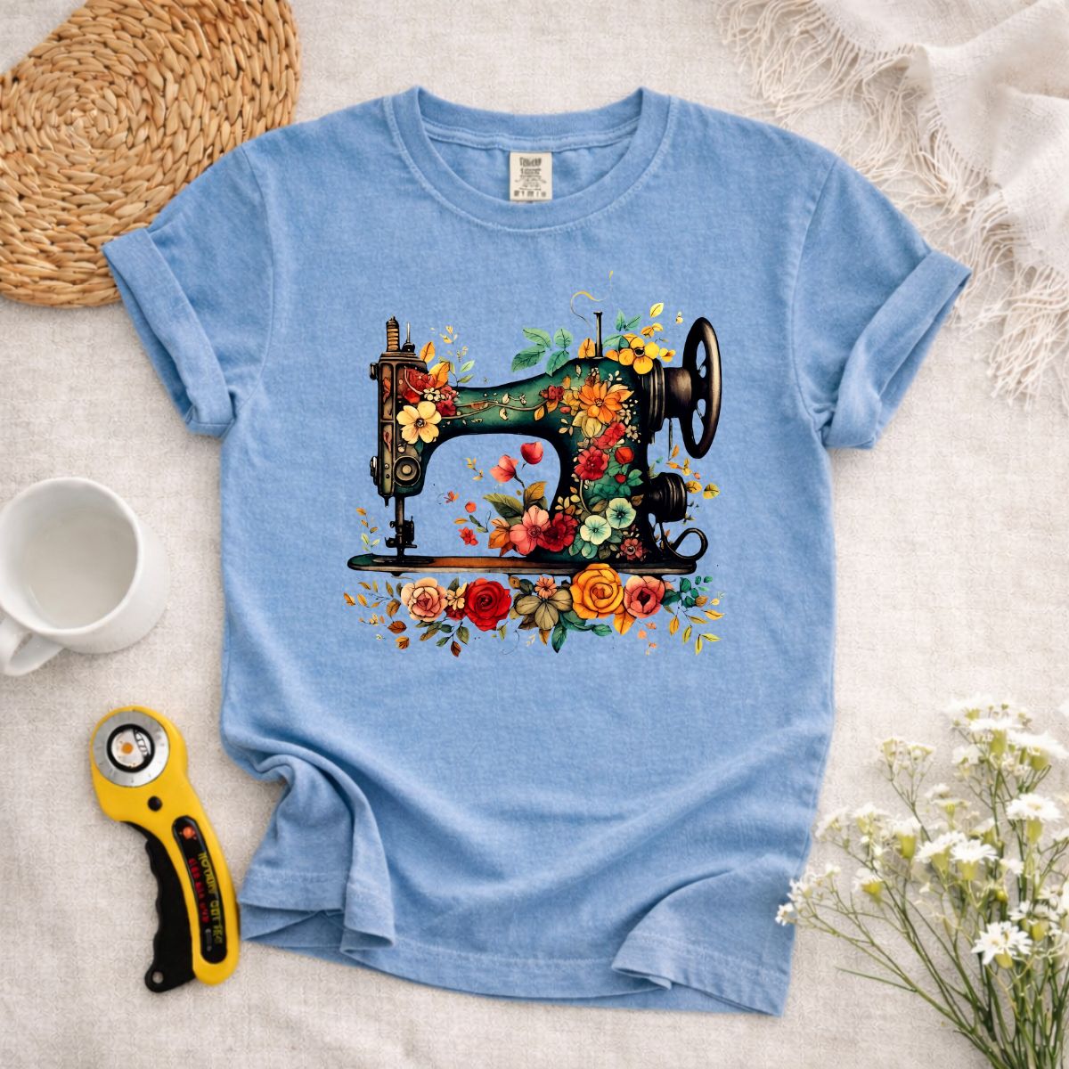 Sewing Machine Art T-Shirt