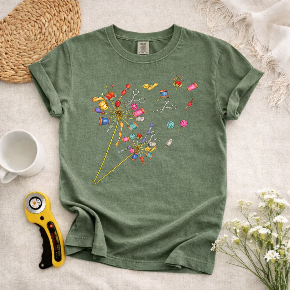 Dandelion Sewing T-Shirt
