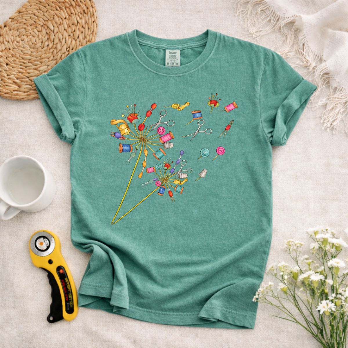 Dandelion Sewing T-Shirt