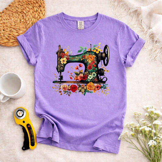 Sewing Machine Art T-Shirt