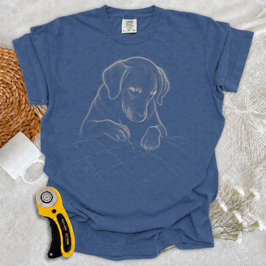 Comfort Colors Dog Sewing Art T-shirt