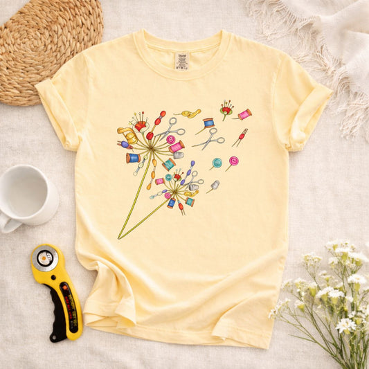 Dandelion Sewing T-Shirt