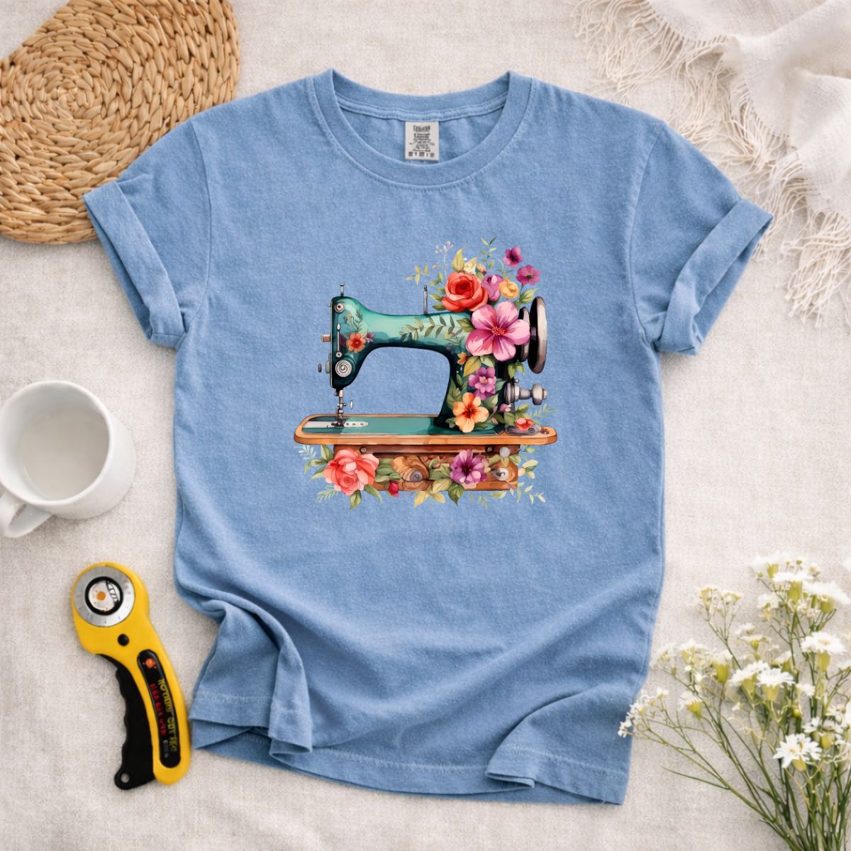 Sewing Machine Art T-Shirt