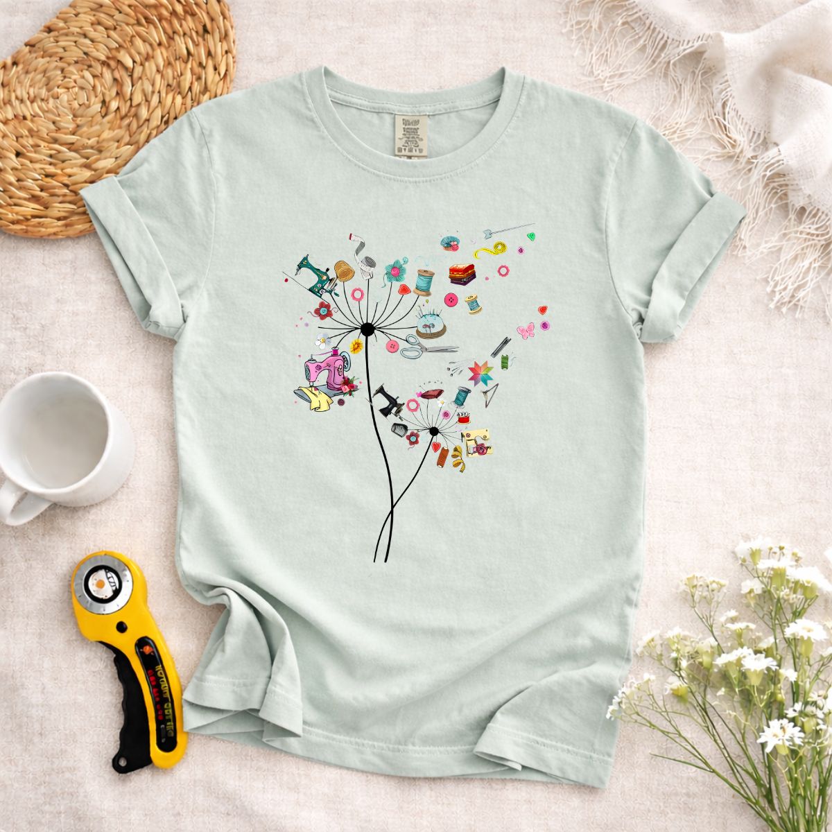 Dandelion Sewing Tools T-Shirt