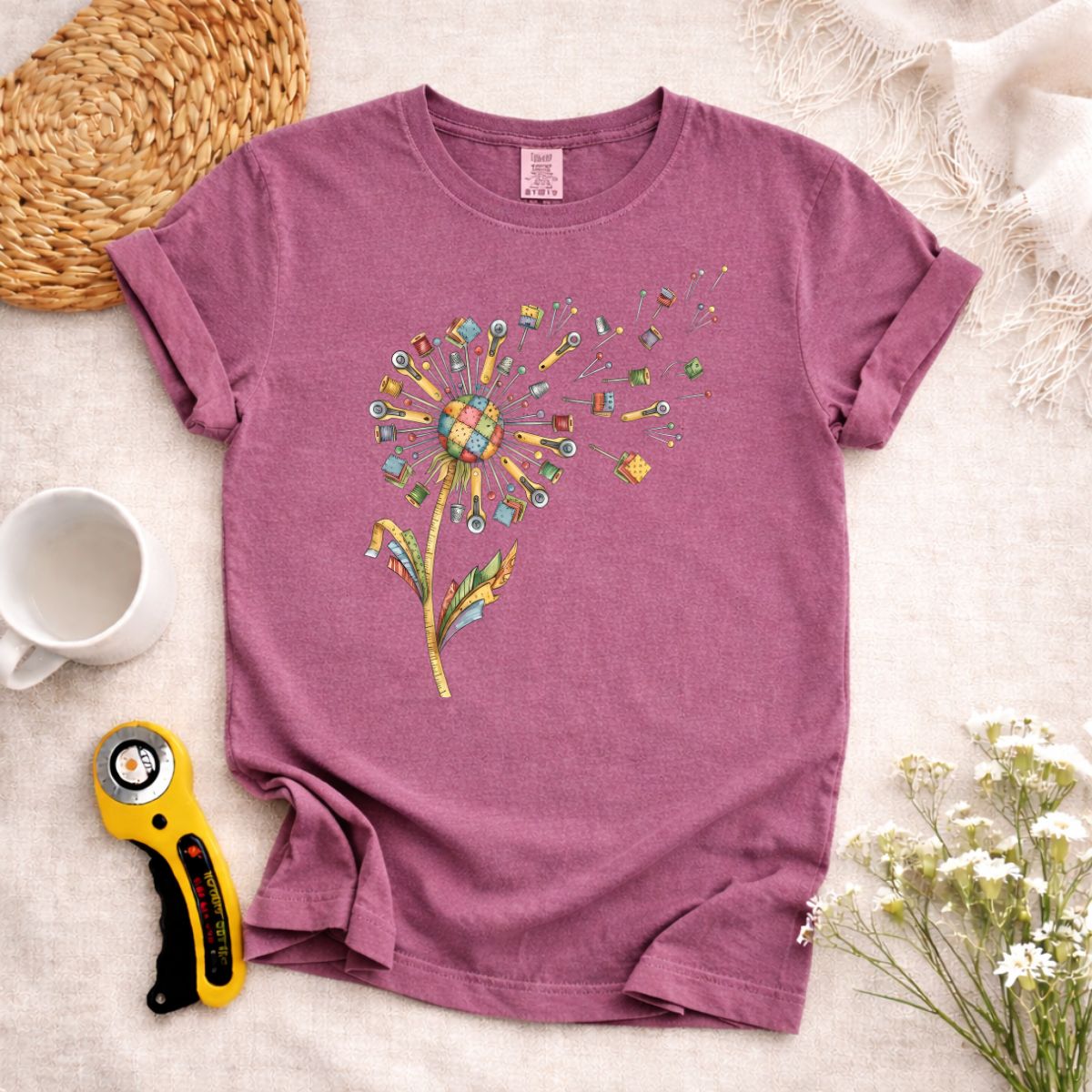 Dandelion and Sewing T-Shirt
