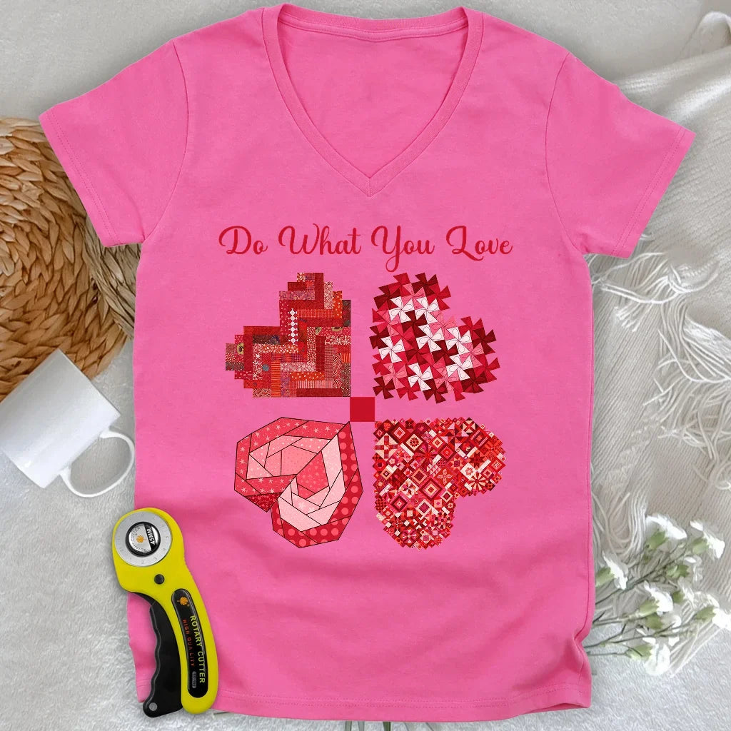 Do What You Love Lady V-neck