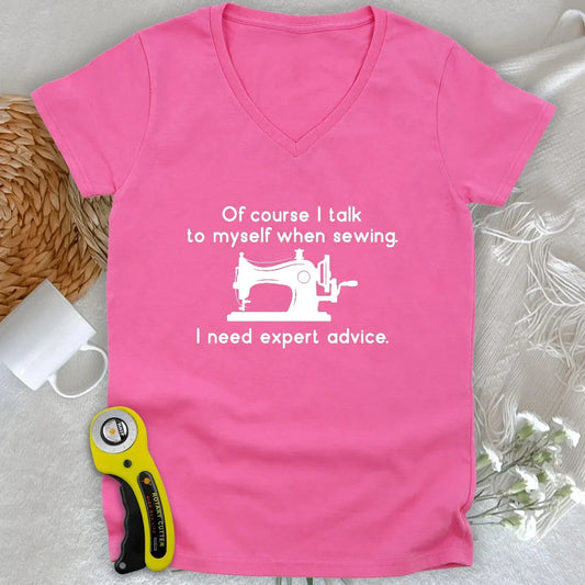 Expert Advice Lady V-neck