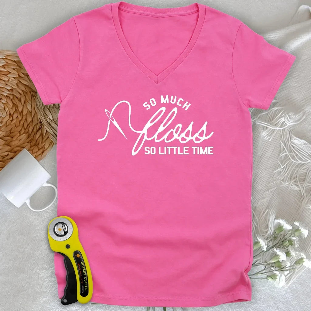 Floss & Time Lady V-neck