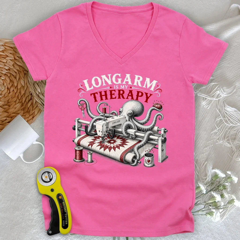 Longarm Therapy Club Lady V-neck