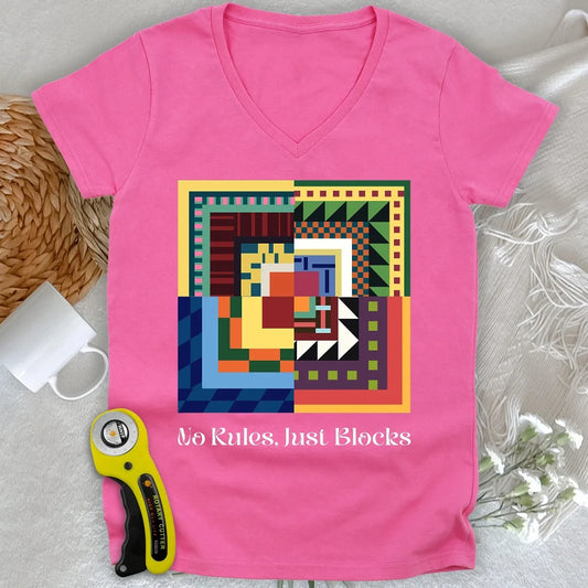 Modern Quilter Mind Lady V-neck