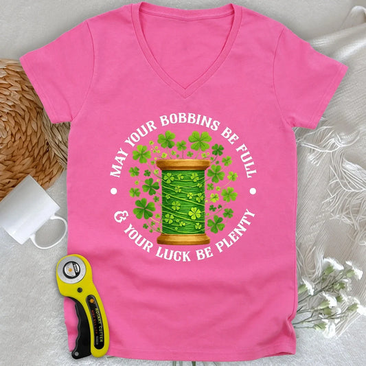 Plenty of Luck Lady V-neck