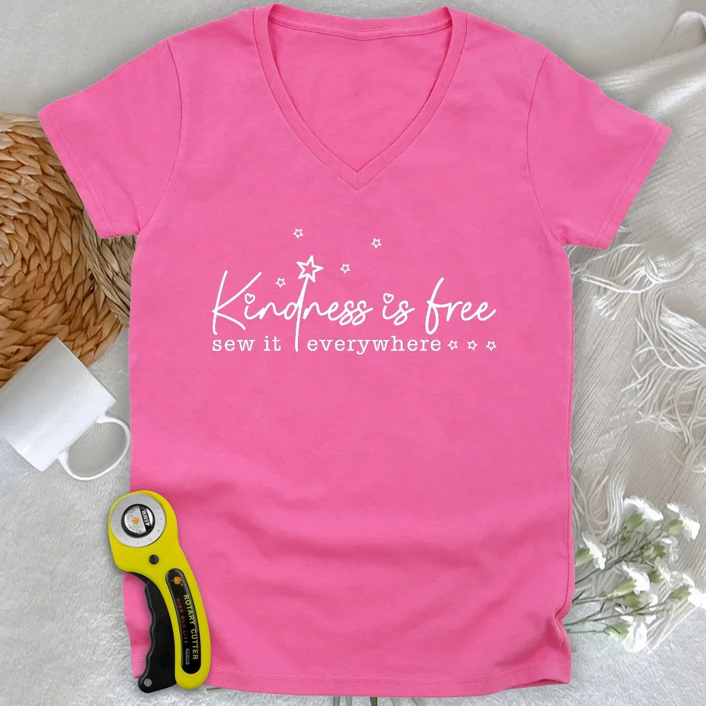Sew Kindness Lady V-neck