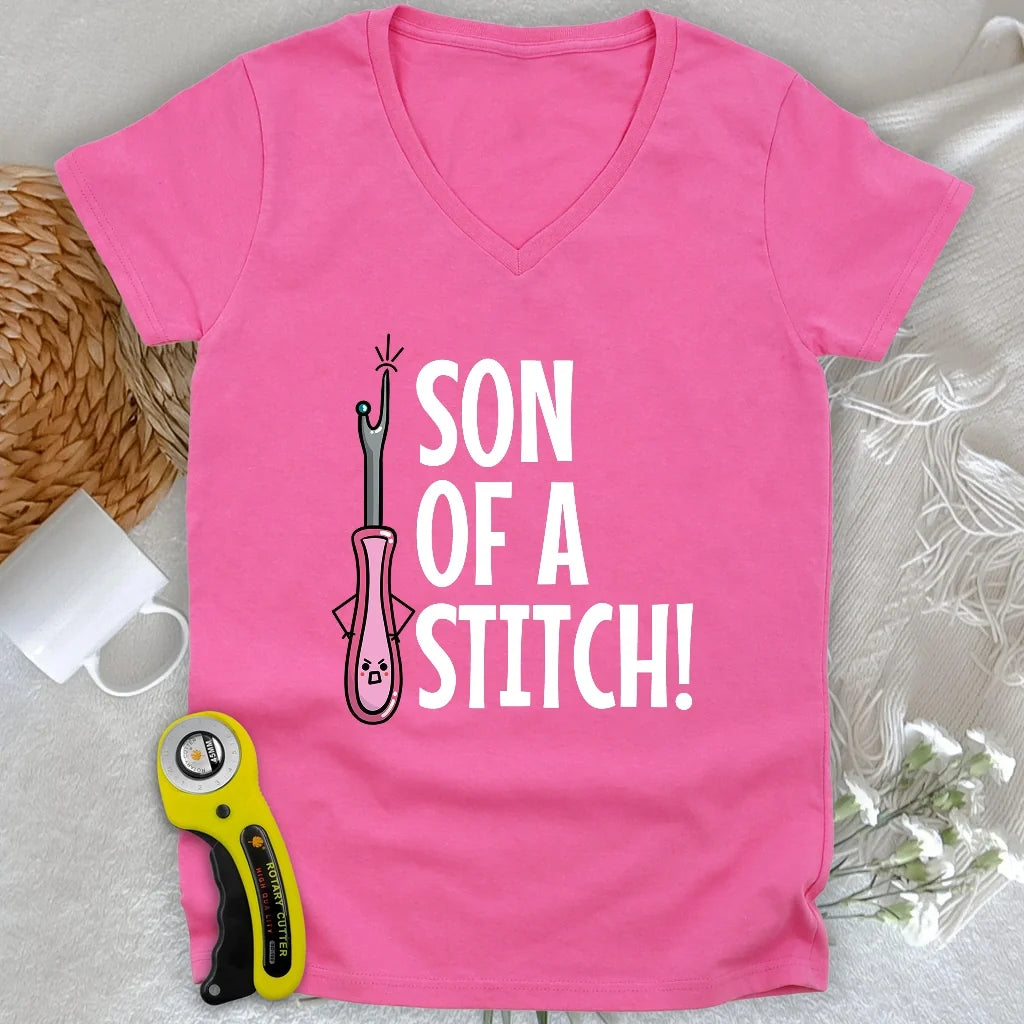 Son Of A Stitch Lady V-neck