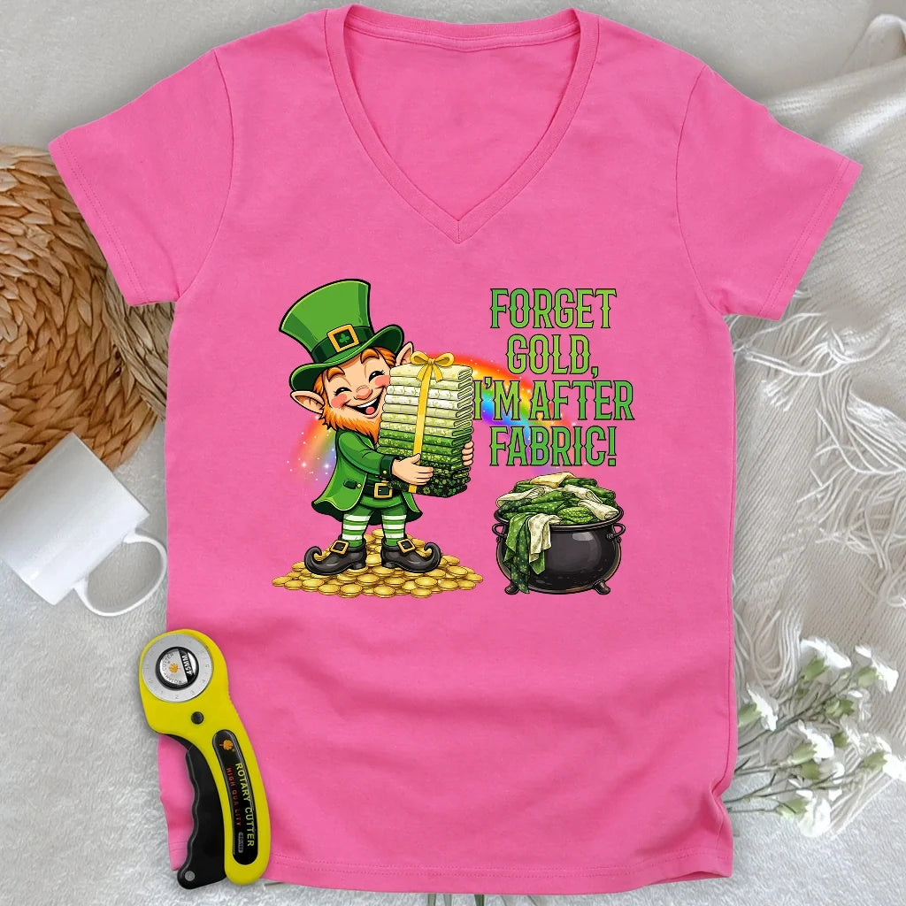 Stash Over Gold Lady V-neck