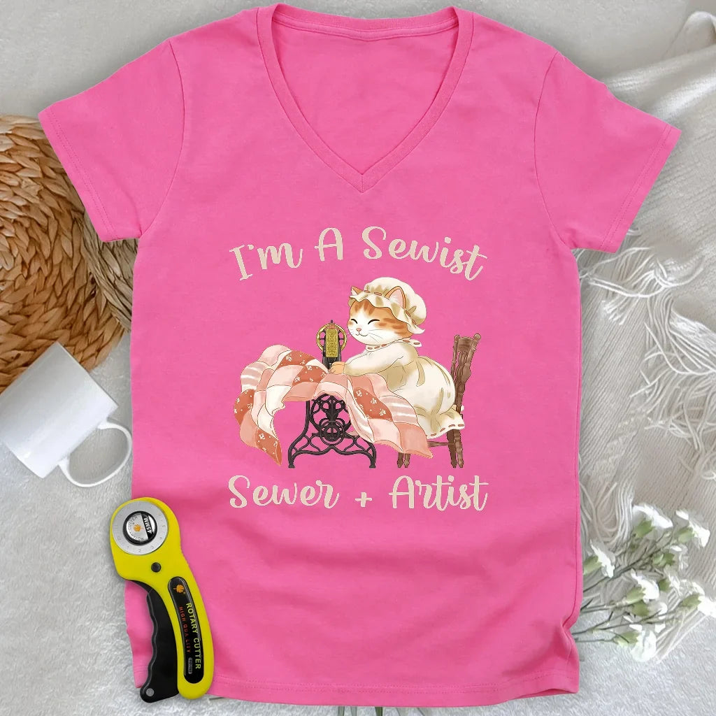 Stitching Serenity Lady V-neck