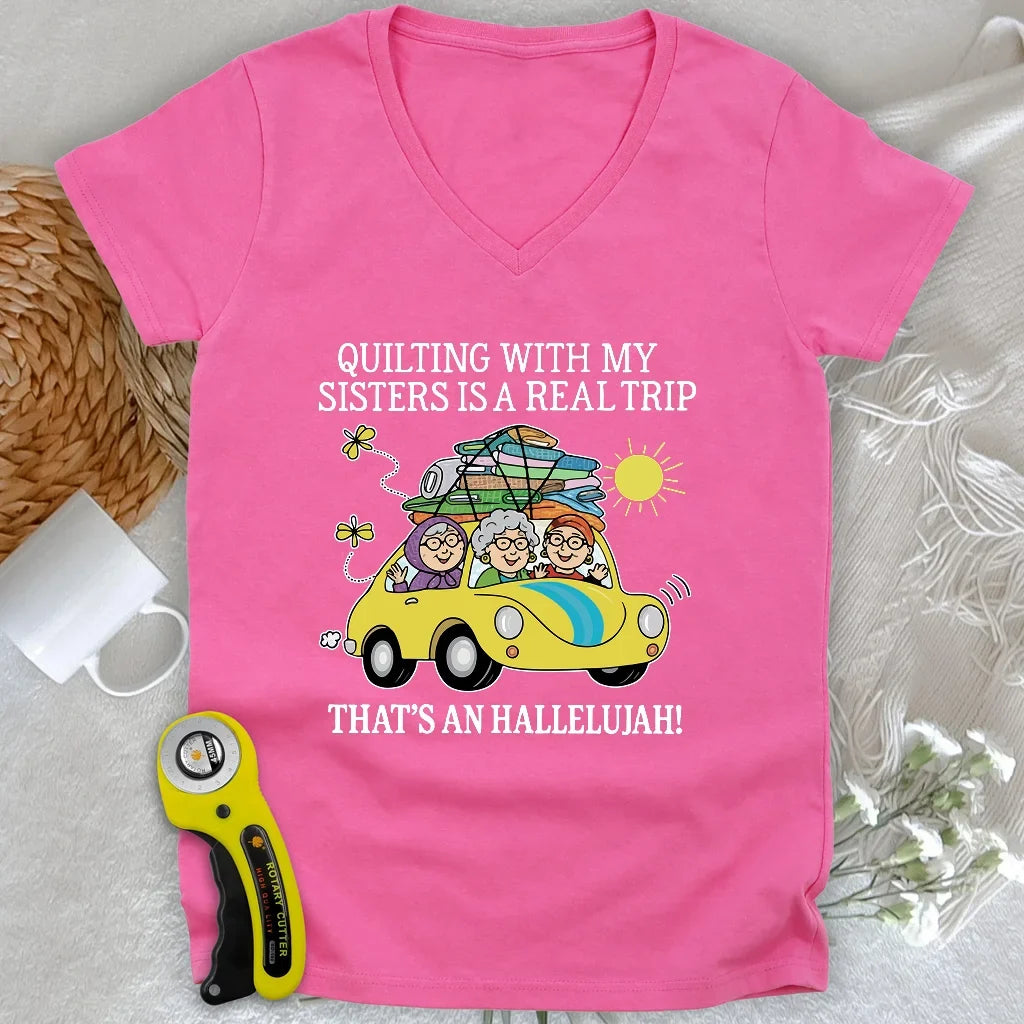 That's an Hallelujah! Lady V-neck
