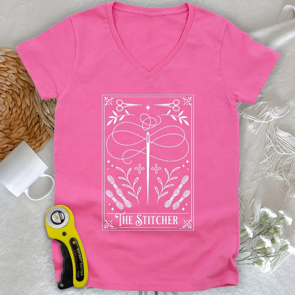 The Stitcher Lady V-neck
