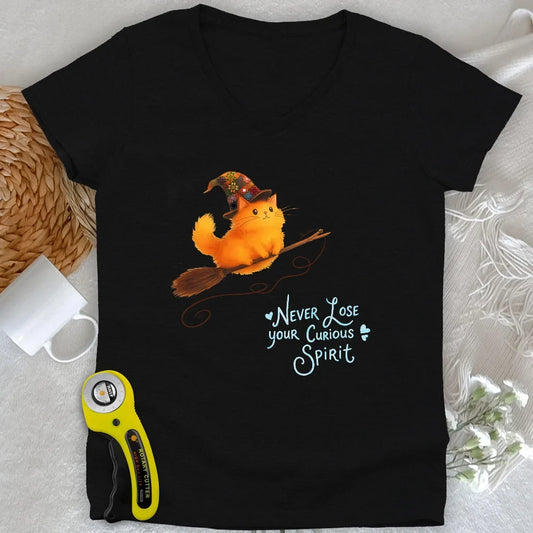 Curious Spirit Lady V-neck