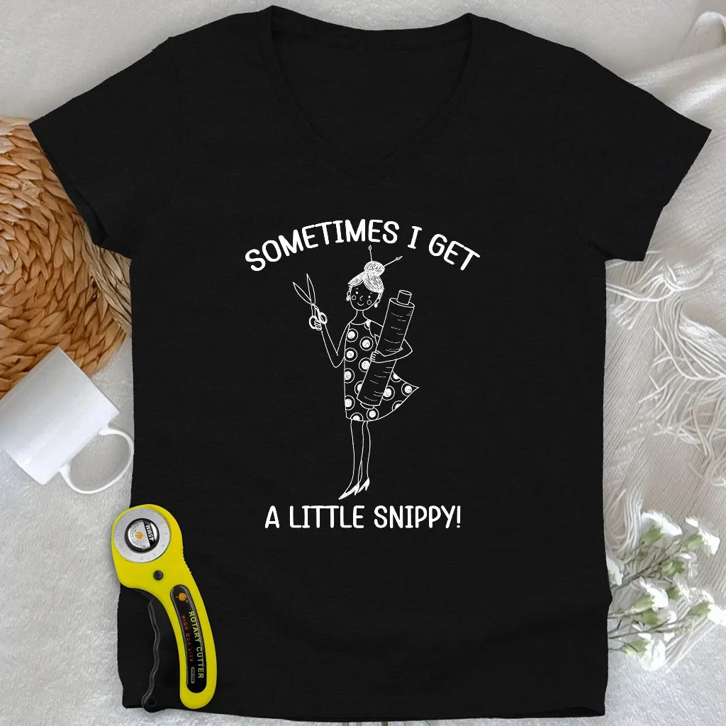 Cutie Cutter Lady V-neck