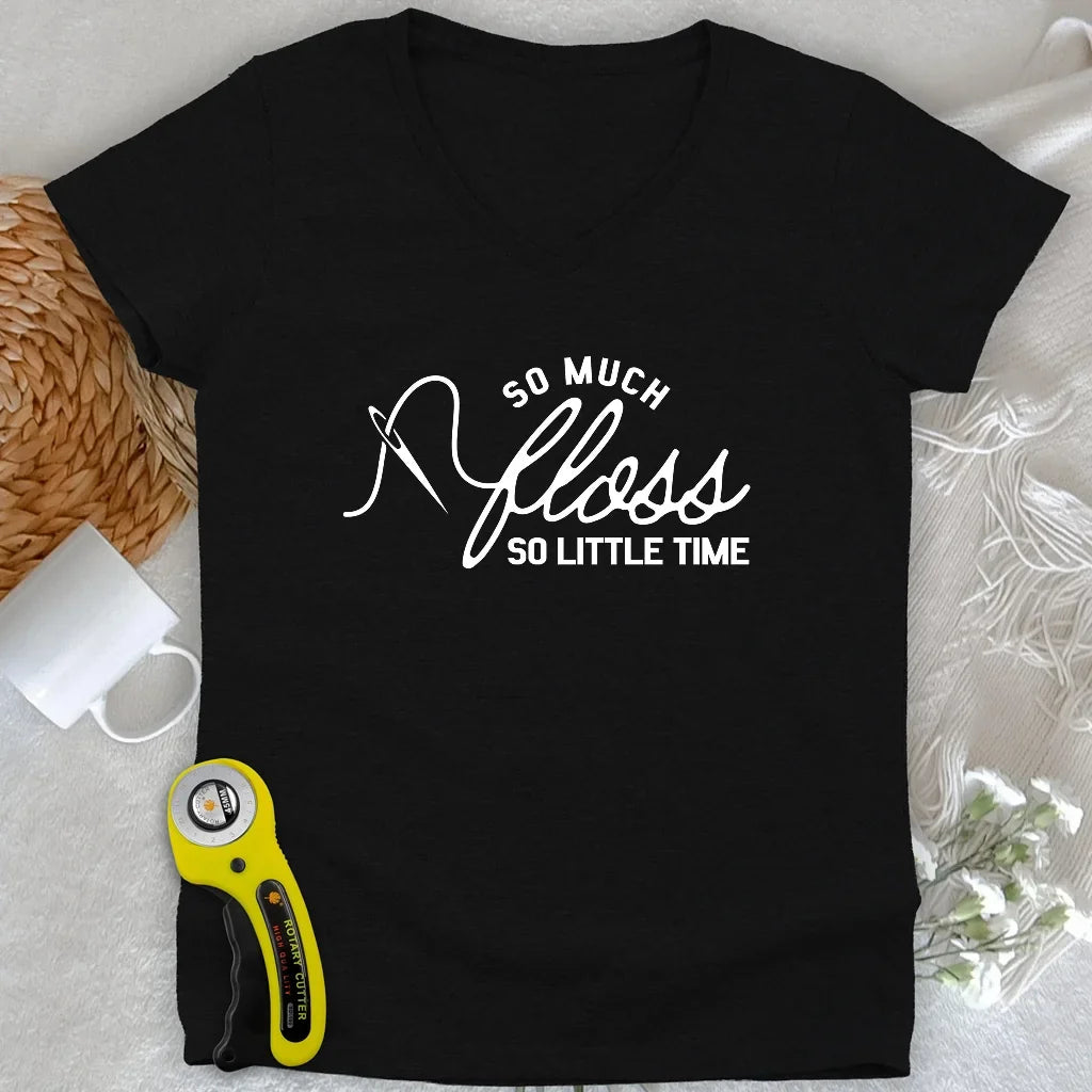 Floss & Time Lady V-neck